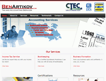 Tablet Screenshot of benartikov.com